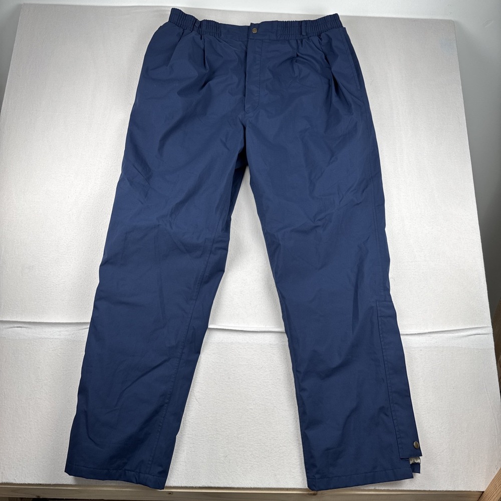 Tourney  VTG Gore-Tex Mens Windbreaker Navy Blue Mens Pants 2XL ankle zip 38*32